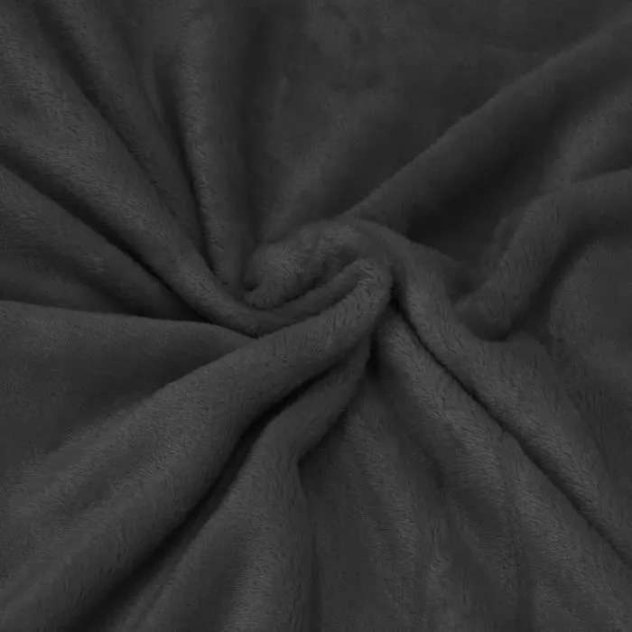 Couverture Couvre-lit Salon SPRINGOS® 200x220 cm - Moelleux et Doux - Graphite-2