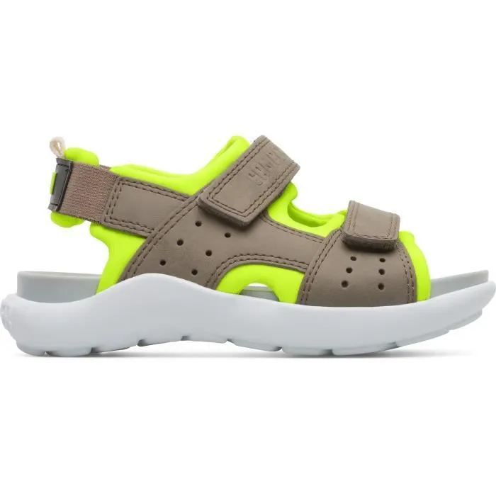 Sandales - CAMPER - Wous - Multicolores - Cuir - Velcro-0
