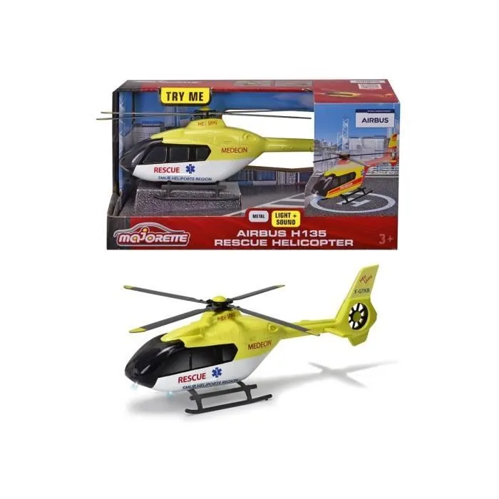 Majorette - Hélicoptère Samu Airbus H135 - Dès 3 Ans-1
