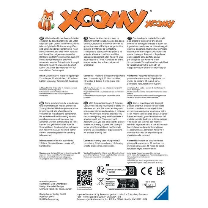 Machine à dessin Xoomy® Midi Cute animals Ravensburger - A partir de 6 ans-4