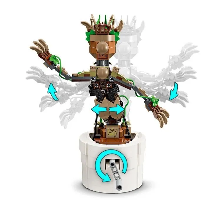 LEGO® Marvel 76297 La danse de Bébé Groot, Jouet animé à construire pour enfants-2