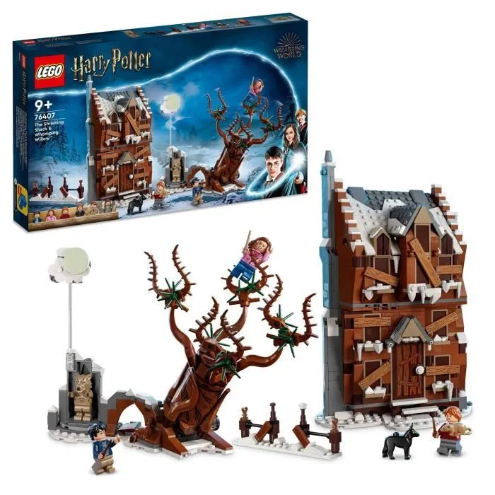 LEGO® 76407 Harry Potter La Cabane Hurlante et le Saule Cogneur, Jouet sur Prisonnier d'Azkaban, Set pour Enfants de 9 ans-0