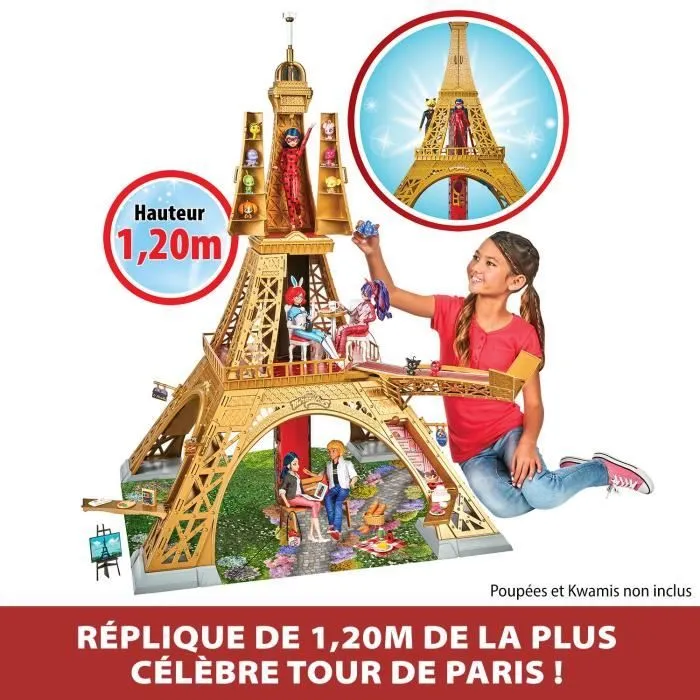 Playset deluxe Paris - BANDAI - Miraculous - Plus de 1,20 m avec accessoires-1
