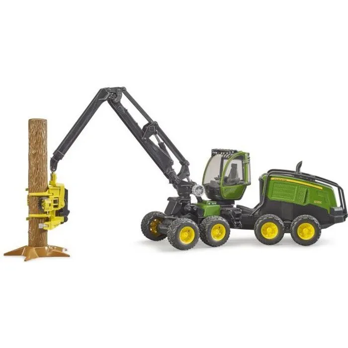 Abatteuse tronçonneuse John Deere 1270G - BRUDER - Pour enfant Garçon-0