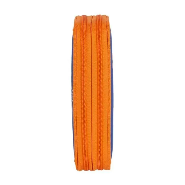 Plumier Double - SAFTA - Valence - Bleu et Orange - 28 pièces - 230x90x120 mm-2