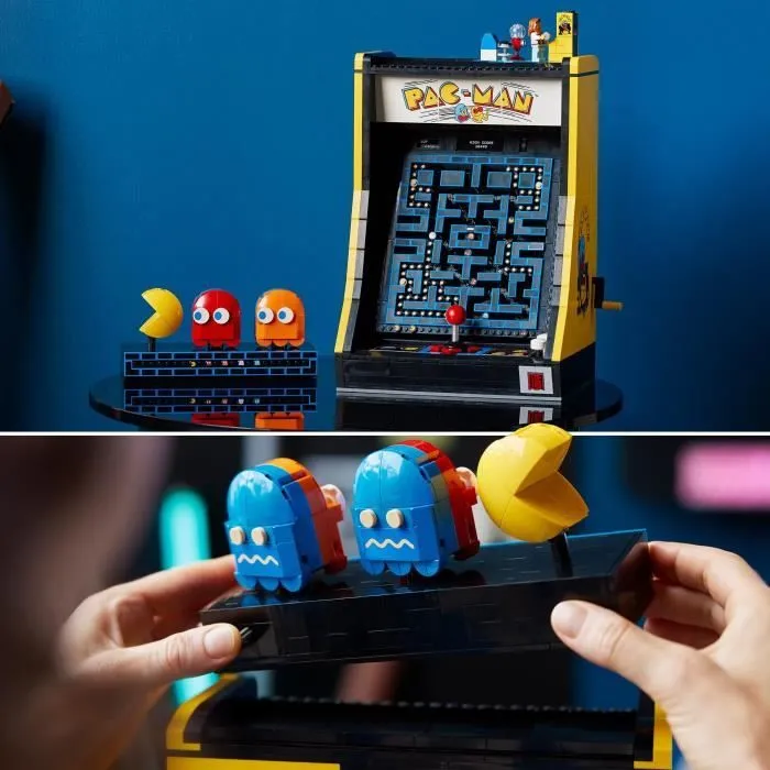 LEGO 10323 Exclu Cdiscount Icons Jeu d’Arcade PAC-MAN, Maquette pour Adultes à Construire, Machine de Jeu avec des Personnages-2