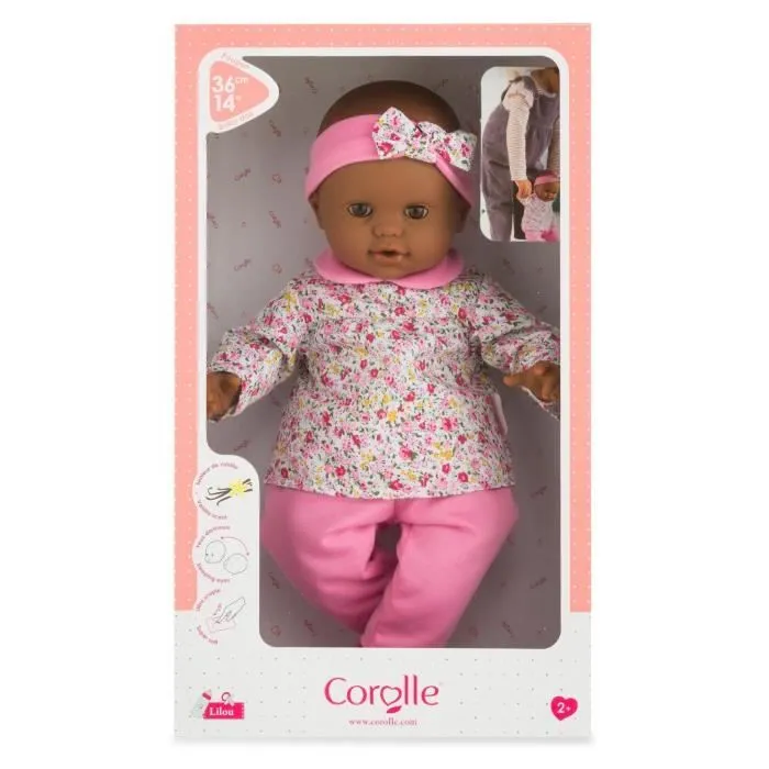COROLLE - Mon Grand Poupon Lilou - Poupon Souple de 36cm avec Yeux Dormeurs et Senteur de Vanille - Dès 2 ans-1