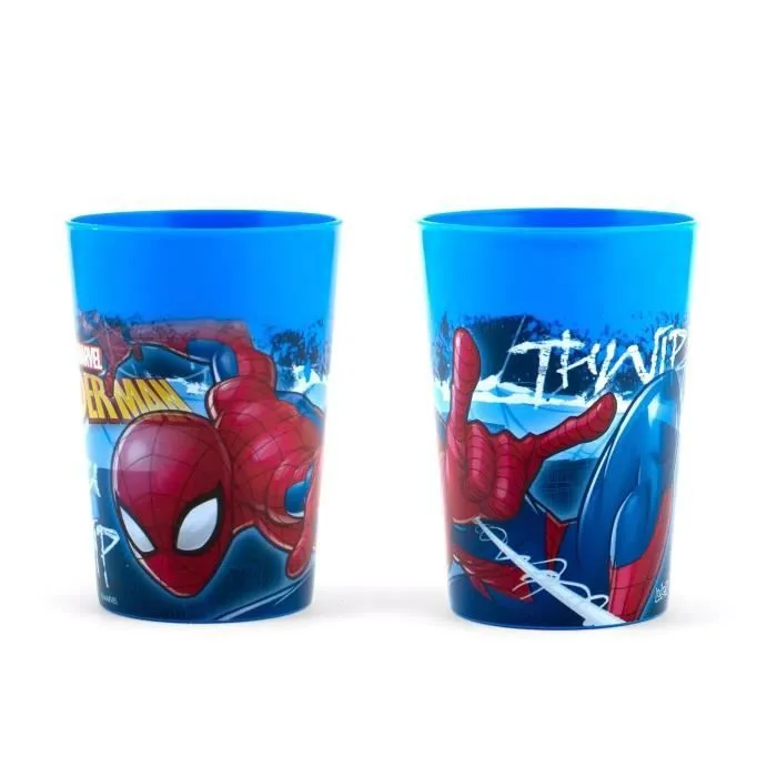 SPIDERMAN - Ensemble repas (assiette, bol, verre) + 2 couverts-3