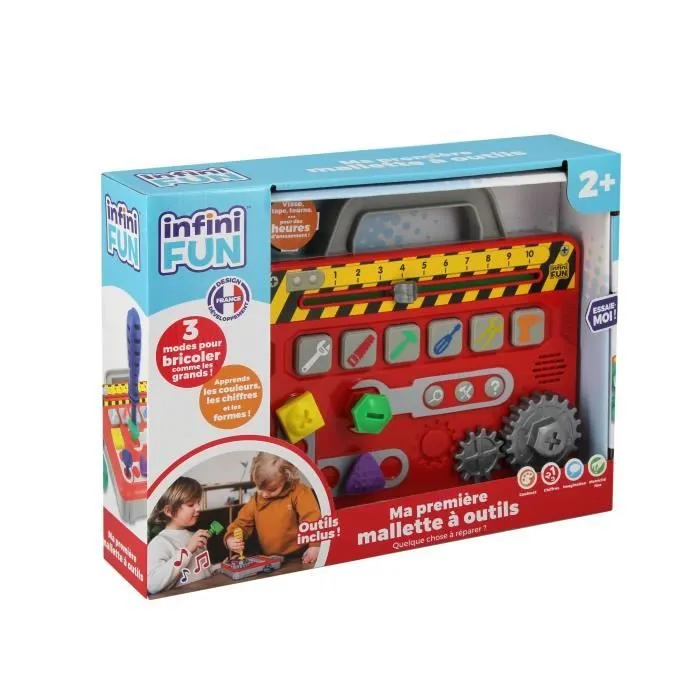Mallette à Outils - KD - Ma Première Mallette à Outils - 6 activités et 3 modes de jeux pour s'amuser en sécurité-1