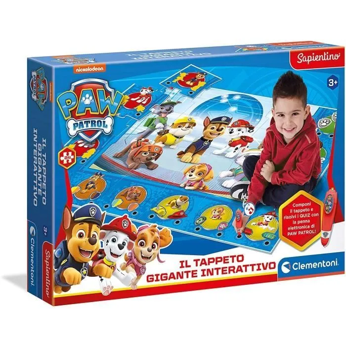 Tapis puzzle - CLEMENTONI - Paw Patrol - 24 pièces - 70 x 100 cm - Jeu éducatif-0