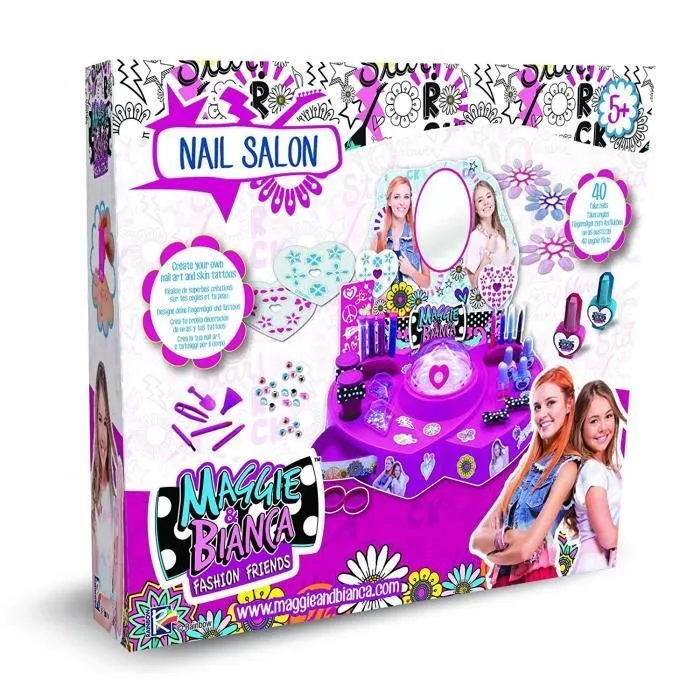 Onglerie et salon de tatouage MAGGIE & BIANCA Smoby - Rose - Accessoires inclus-1
