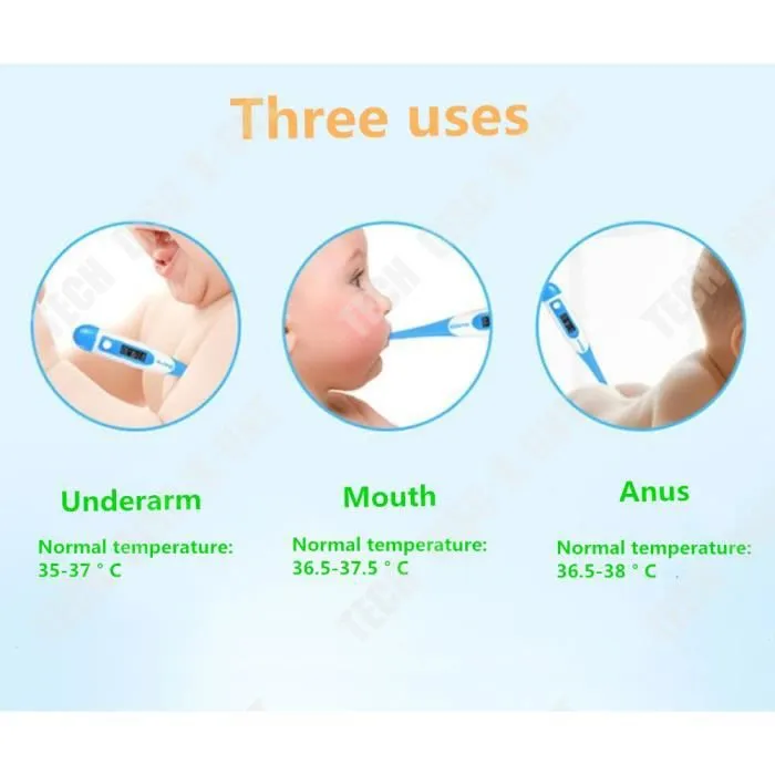 Thermomètre maison Electronique bébé et Enfants à affichage numérique medical-2