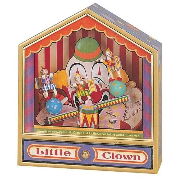 Boîte à musique Dancing Clowns balançoire - Trousselier - Mixte - A partir de 3 ans-0