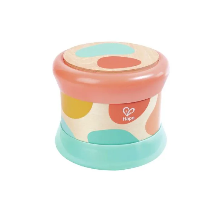 Tambour de bebe en bois --0