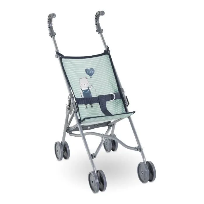 Poussette canne - COROLLE - Sauge - Légère - Pliable - Pour poupons 36/52 cm-0