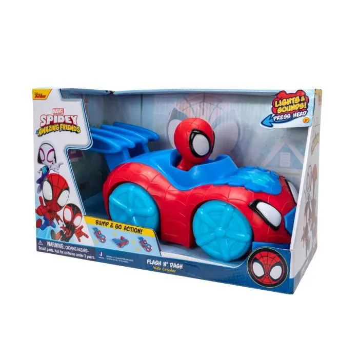 Vehicule Spidey Flash 'N' Dash Web Crawler - Spiderman Marvel-0