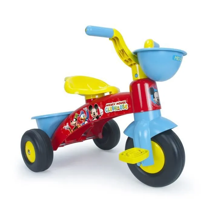 Tricycle enfant - Disney - MICKEY - 3 roues - Rouge-0