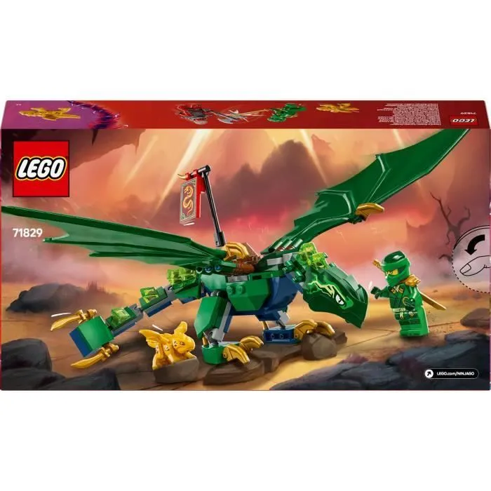 LEGO NINJAGO 71829 Le dragon vert de la forêt de Lloyd - Jeu de construction dès 6 ans-5