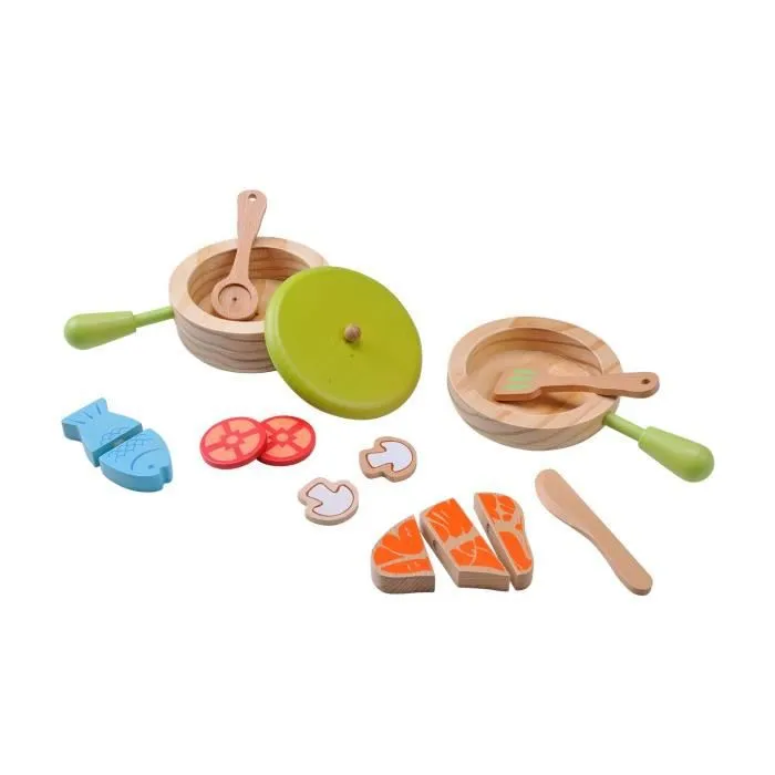 Everearth - Kit De Casseroles/Poêles Pour Cuisiner - Multicolore - EE33718-0
