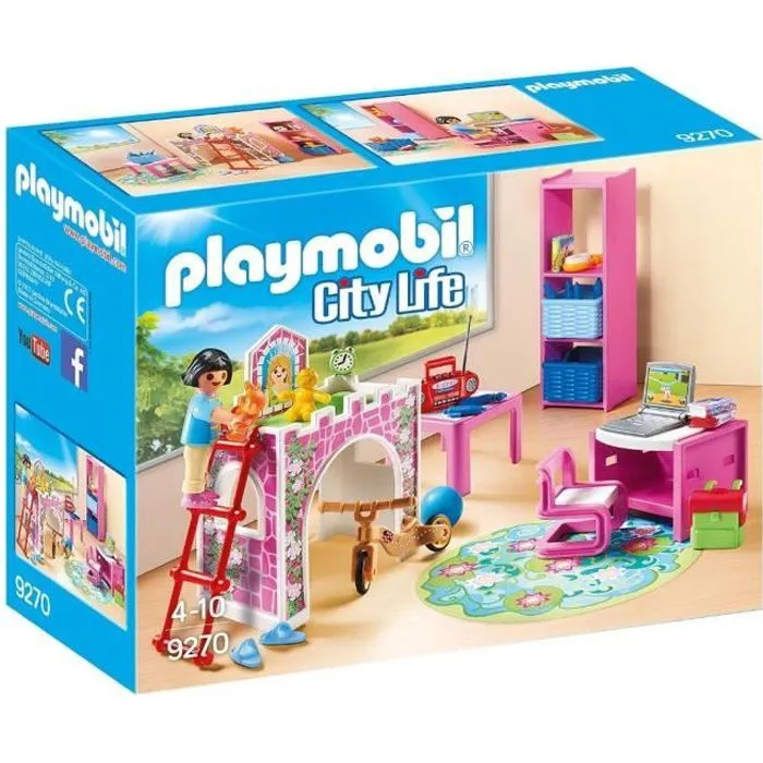 PLAYMOBIL - 9270 - City Life - La Maison Moderne - Chambre d'Enfant-0