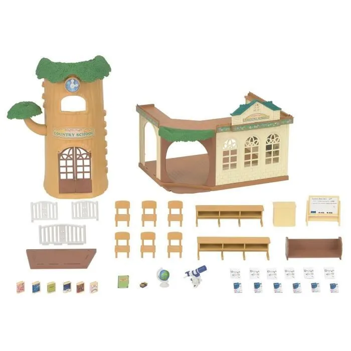 SYLVANIAN FAMILIES - 5105 - L'école de la forêt - La crèche, l'école-3