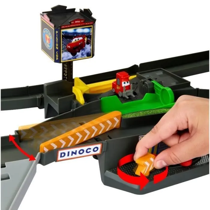 Disney · Pixar Cars-Circuit Course Piston Cup-Avec voiture 1/55 HPD81-4