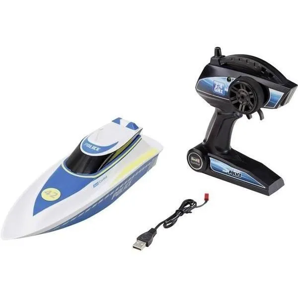 Bateau Radiocommandé Water Police - Revell Control- 24138 - Bleu-2