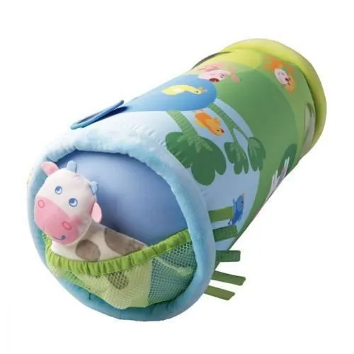 Rouleau d'éveil pour bébés - HABA - Ferme - Bleu - 25 x 56 cm-0