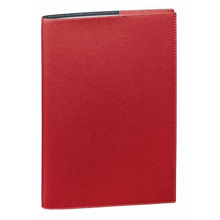 Agenda scolaire - QUO VADIS - Collection Club - Rouge cerise - Rigide - 14,8 x 21 cm-0