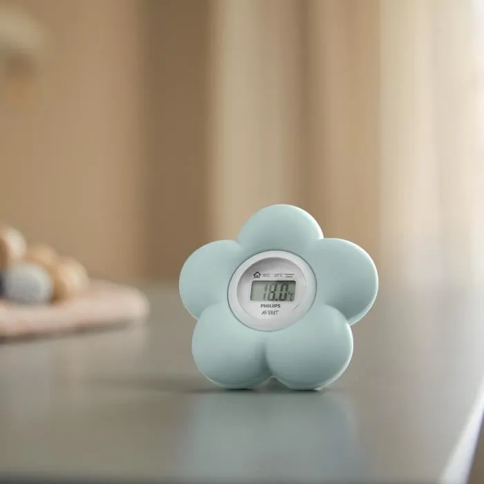 PHILIPS AVENT SCH480/00 Thermomètre Numérique étanche - Vert-3