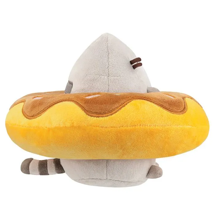 Mascotte peluche - Pusheen - Beignet chocolat - 13 cm - Douceur - Licence officielle-3
