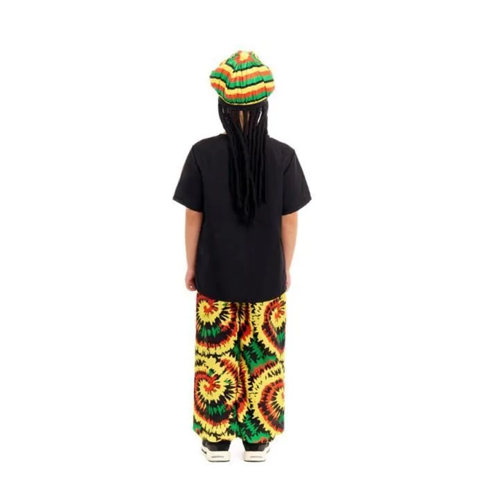 Partilandia Déguisement rastafari jamaïcain enfant (3-4 ans)-2