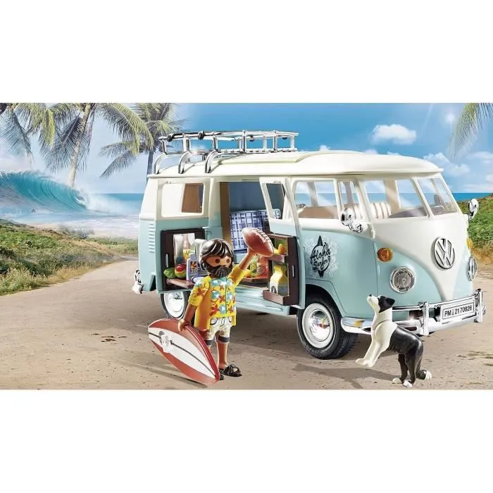 PLAYMOBIL - Volkswagen T1 Combi - Edition spéciale - Classic Cars-4