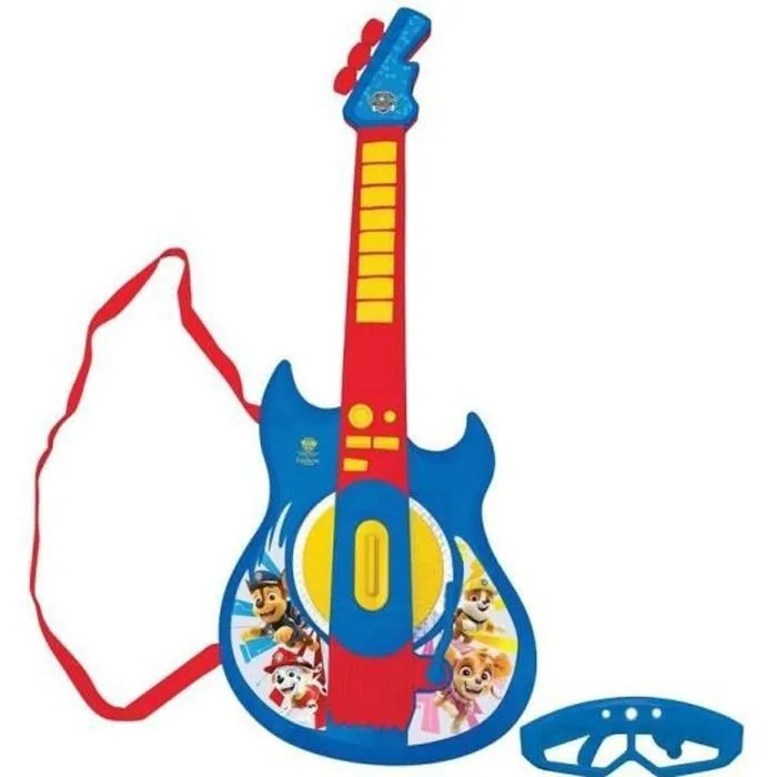 * Une super guitare électronique Pat patrouille et des lunettes avec micro pour découvrir la musique en s'amusant et avec style !-0