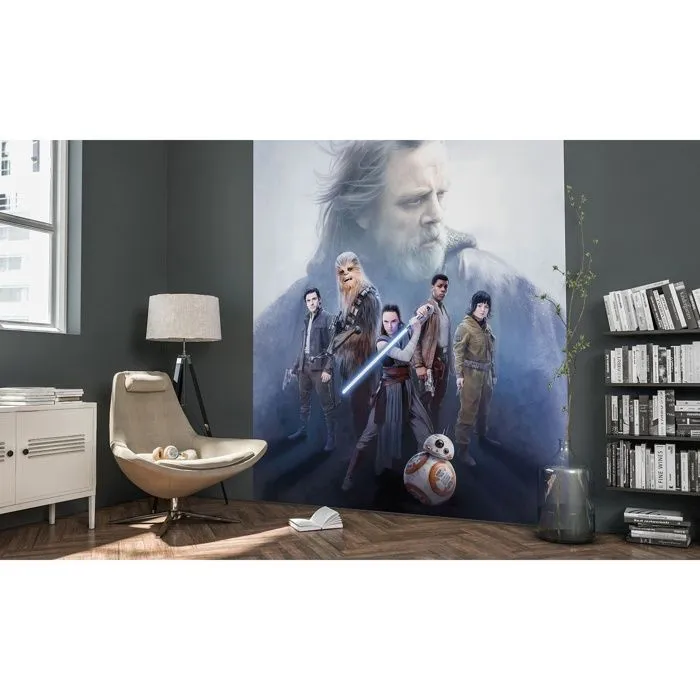 Poster XXL - Star Wars - L'espoir ne meurt jamais ! - 200x250 CM - Multicolore - Intérieur-1