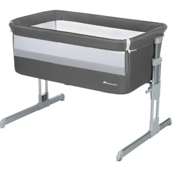 BEBECONFORT CALIDOO lit cododo, berceau bébé, lit bébé, de la naissance jusqu'à 9 kg, Tinted gray-0