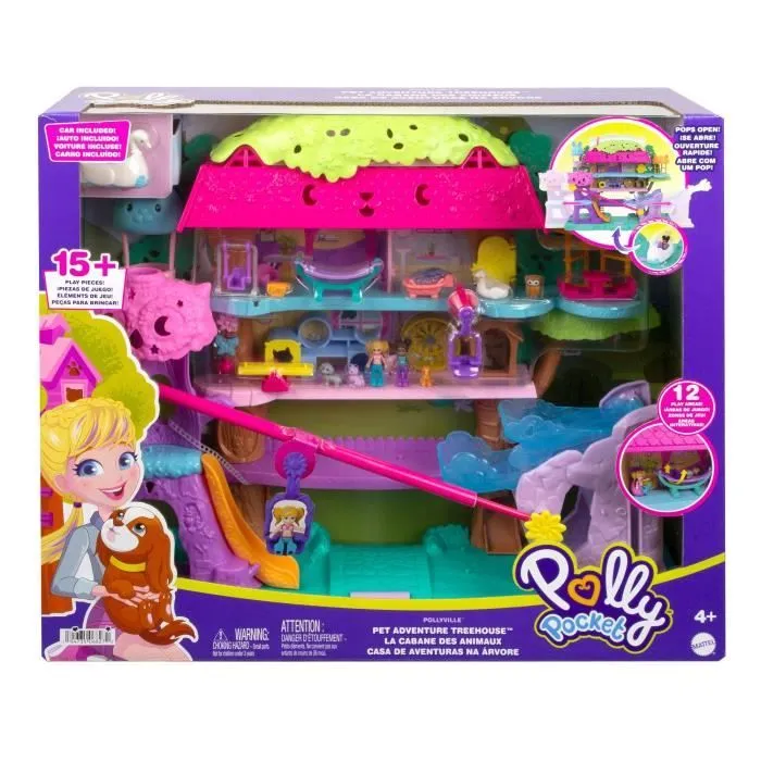 Polly Pocket-Pollyville-La Maison dans les Arbres, à partir de 4 ans HHJ06-5
