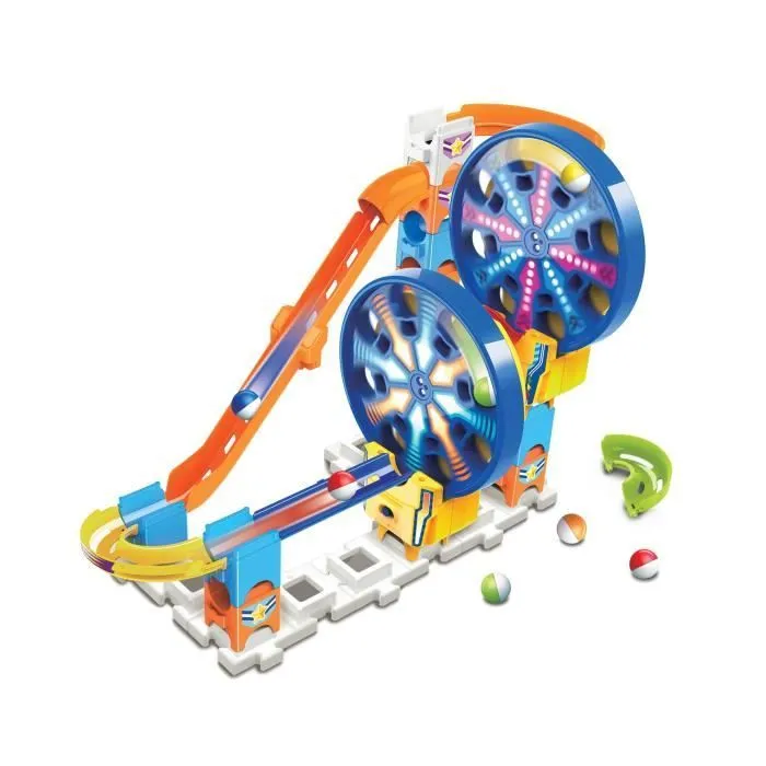 Circuit à Billes - VTECH - Marble Rush - Roues Motorisées - Bleu - Enfant - Mixte - Multicolore-3
