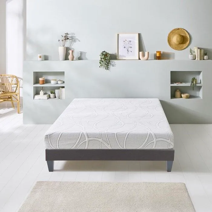 Matelas Mousse Eupraxie 140x190 cm Accueil Mémoire de forme-0