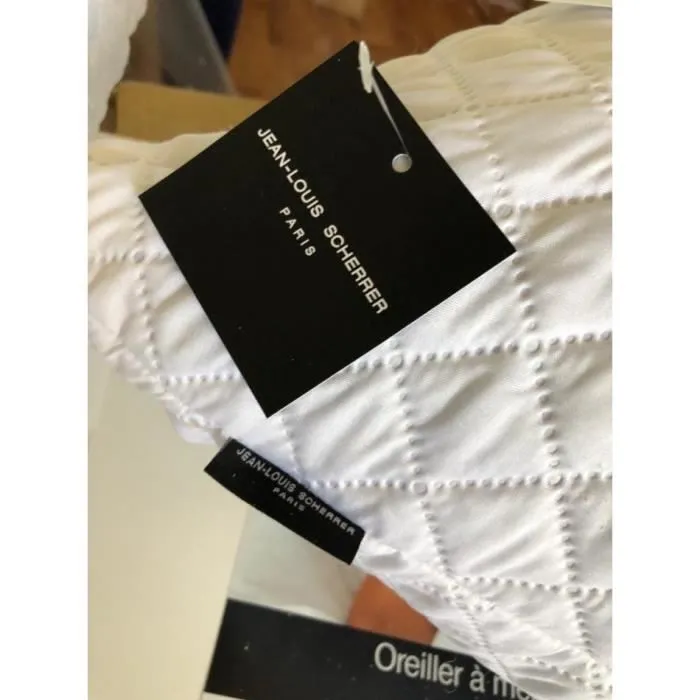 Lot de 4 oreillers - Mémoire de Forme - Fabrication française - 60 x 60 cm-3