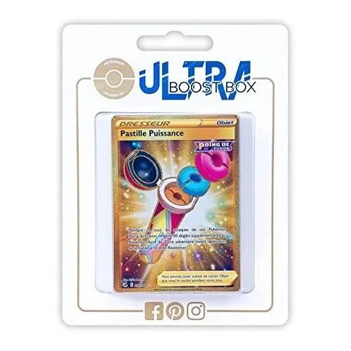 Cartes Pokémon - MY-BOOSTER - PASTILLE PUISSANCE 281-264 POING DE FUSION SECRETE GOLD-0