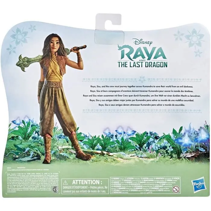 DISNEY - RAYA et le Dernier Dragon - Pack 7 mini figurines Histoire de Kumandra - Raya - Sisu - Ongis - Boun et Sisu-3