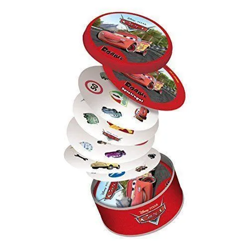 Asmodee ASM0004 - JEUX DE CARTES -Dobble Cars Version Import-0