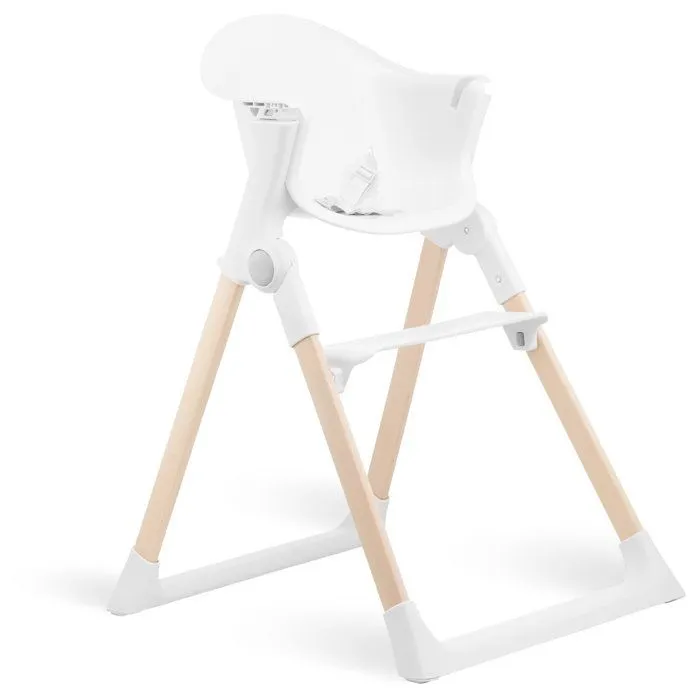 Chaise haute bébé Nina pliable de 6 mois à 3 ans, plateau repose-pieds, sangles de sécurité, patins antidérapants fixation pratique-4