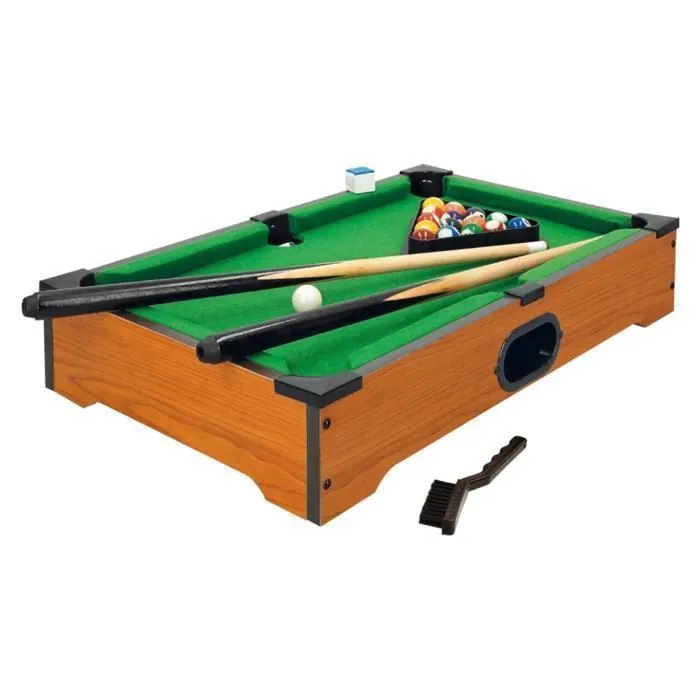 DEVESSPORT Mini Billard de Table avec Retour de Balles - Idéal pour Enfants avec Accessoires.-0