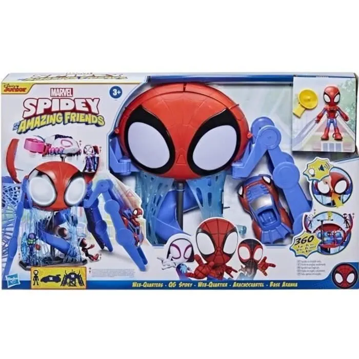 Quartier Général de Spidey avec sons et lumières - Spidey and His Amazing Friends - Spidey et véhicule - dès 3 ans - Marvel-3