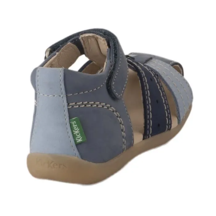 KICKERS Sandales Bigbazar-2 bleu-3