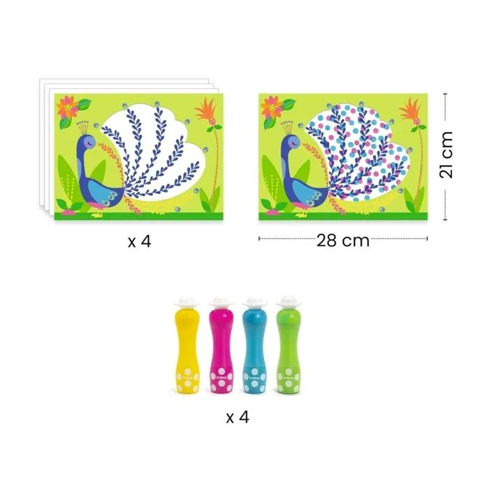 Coloriage - Djeco - Des points c'est tout ! - Multicolore - Enfant - Mixte-2