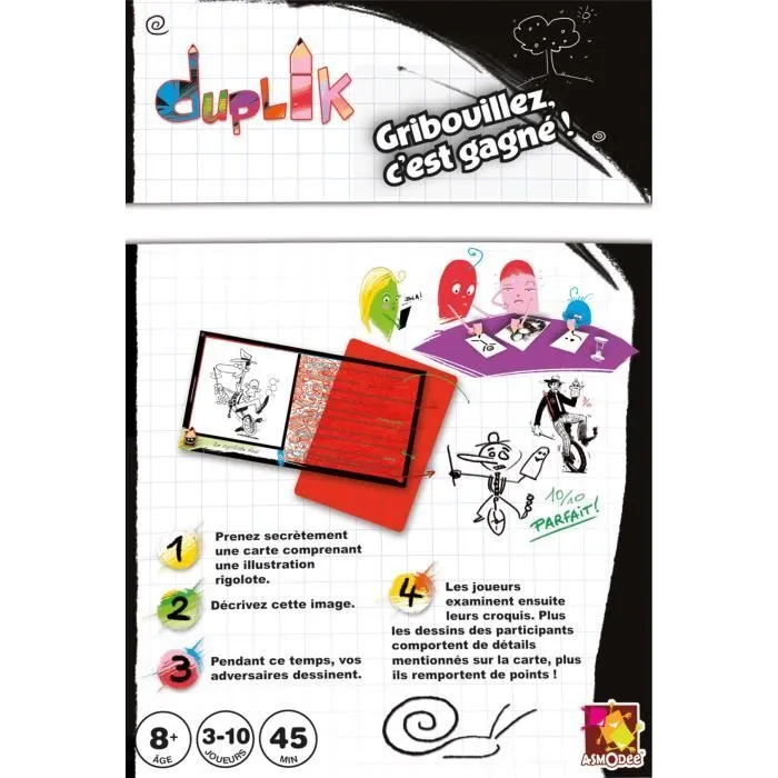 Asmodee | Duplik | Jeu de société | À partir de 8 ans | 3 à 10 joueurs | 45 minutes-2