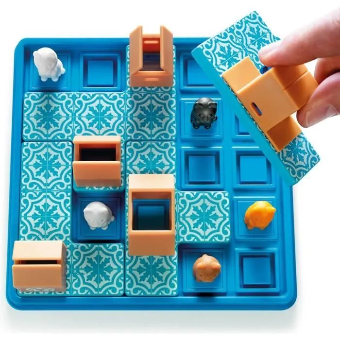 Jeu de société - SMART GAMES - Cats & Boxes - 60 défis-2